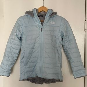 The North Face Girls puffer jacket with hood